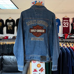 HARLEY DAVIDSON EMBROIDERED DENIM JACKET