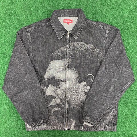 SUPREME JOHN COLTRANE DENIM HARRINGTON JACKET