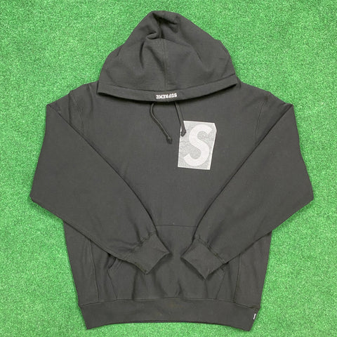 SUPREME SWARVOSKI S LOGO HOODIE