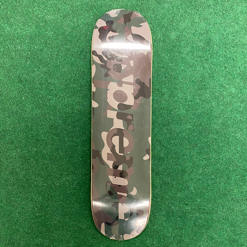 SUPREME CAMO LOGO SKATE DECK – NO SEPARATION LLC